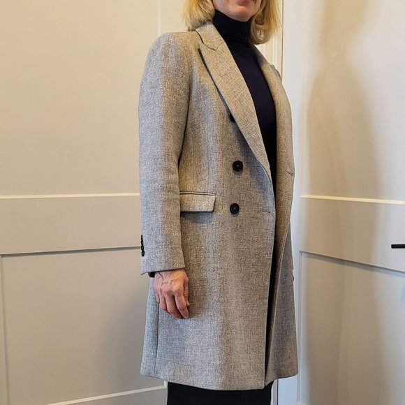 ZARA Limited Edition Wool Blend Coat - Picture 2 of 9